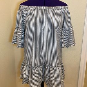 Zara Woman Premium Denim Collection Blouse